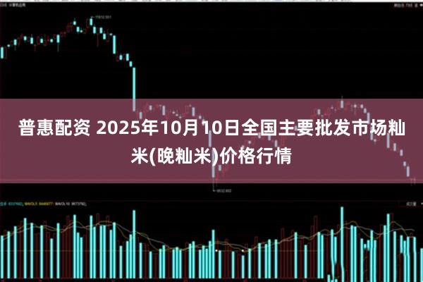普惠配资 2025年10月10日全国主要批发市场籼米(晚籼米)价格行情