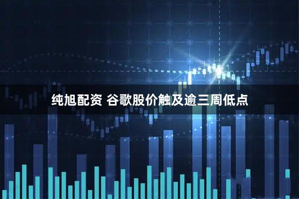 纯旭配资 谷歌股价触及逾三周低点
